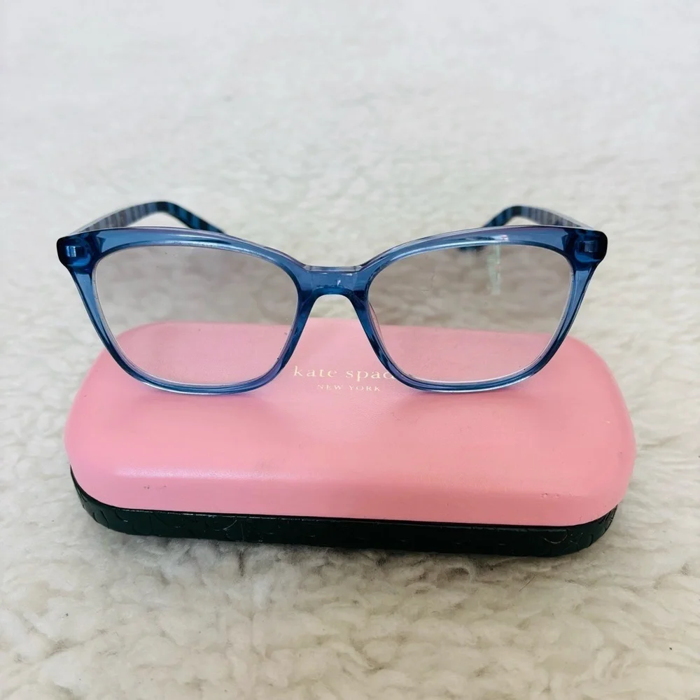 Kate Spade 2 Tone Blue Eyeglasses Frame Only w/ Case size 54 x 16 140